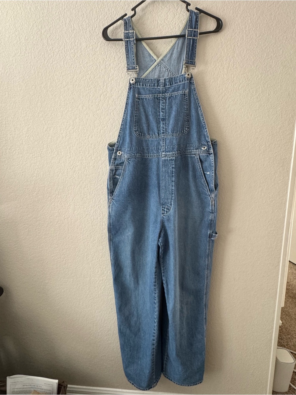 GAP Light Blue Denim Women's Overalls. medium